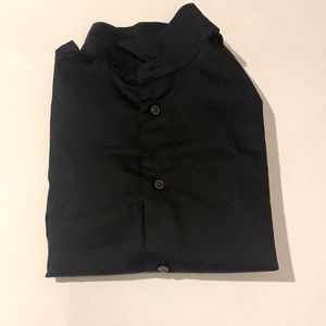 Calvin Klein Slimfit + Stretch Boys Black Button Up